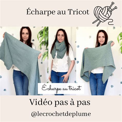 Mod Le Charpe Au Tricot Tutoriel Vid O Pas Pas Lou Passion