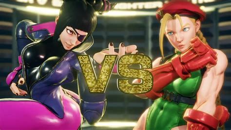 Street Fighter V Juri Vs Cammy Level 8 Youtube