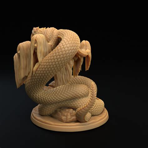 3D Printable Reverse Medusa PRESUPPORTED Monsters Of The Multiverse