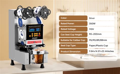 amazoncom rovsun cup sealing machine fully automatic cup sealer