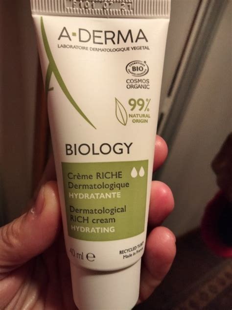 A Derma Biology Crème Riche Hydratante Bio 40Ml INCI Beauty