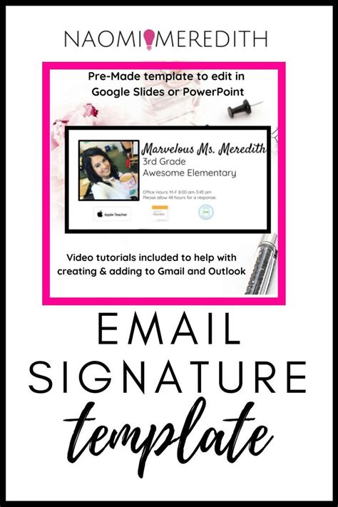 Teacher Email Signature Ideas | Signature ideas, Email signatures ...