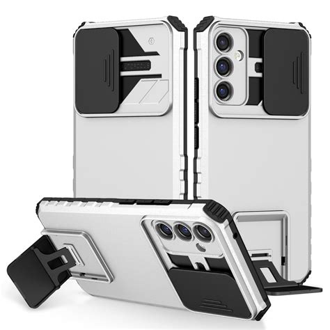 Generic Galaxy A34 5G Case, Rugged Dual Layer Stand Case With Sliding ...