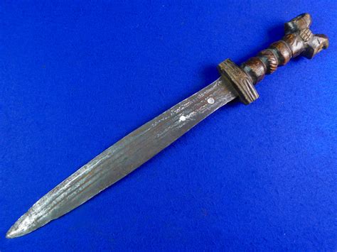 Old Antique Vintage Africa African Short Sword W Scabbard Antique