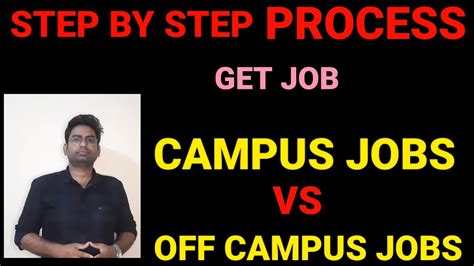 B Tech Jobs On Campus Vs Off Campus Job