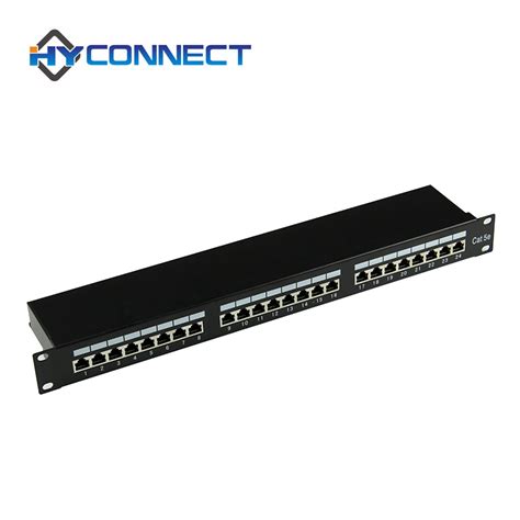 Rj Shielded Ftp Cat E Port Patch Panel China Cat E Shielded