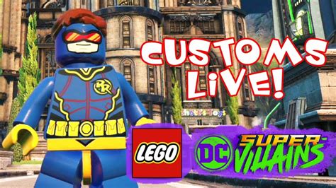 Lego Dc Supervillains Customs Live Youtube