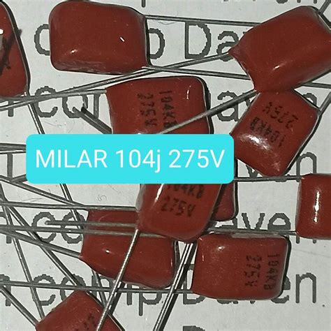 Buah Kapasitor Milar J V Mylar J Volt J Volt