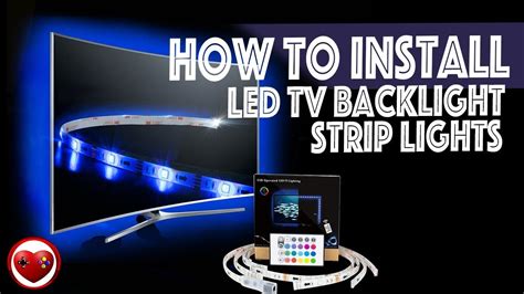 How To Install LED TV Backlight Strip Lights Review Unboxing My