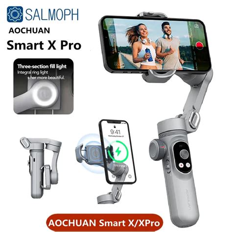 Aochuan Smart X Pro Estabilizador De Card N De Mano Plegable De Ejes