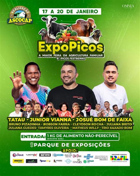 Feira Da Agricultura Familiar Come A Hoje Shows E Exposi O De