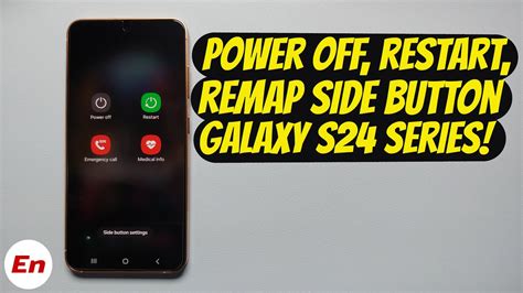 How To Power Off Restart Force Restart Remap Power Button Samsung