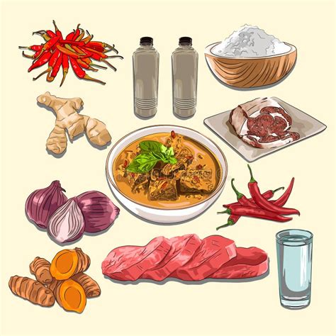 Indonesian Recipes Stock Illustrations Indonesian Recipes Stock