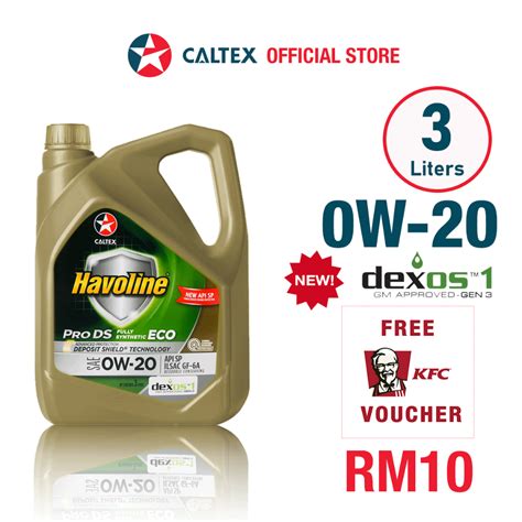 Caltex Havoline ProDS Fully Synthetic Eco Sae 0W20 Fully Synthetic