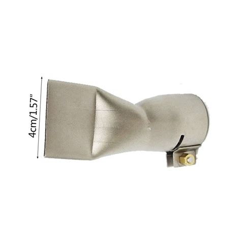 CW 40mm Flat Weld Nozzle For Vinyl PVC Plastic Hot Air Welder For Leister BAK Tarpaulin