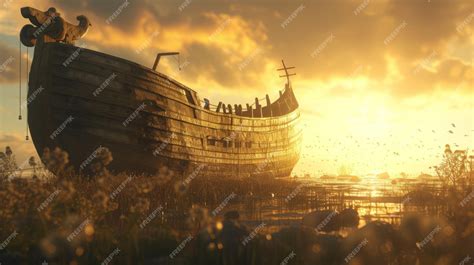 Premium Photo | Noahs ark Bible story