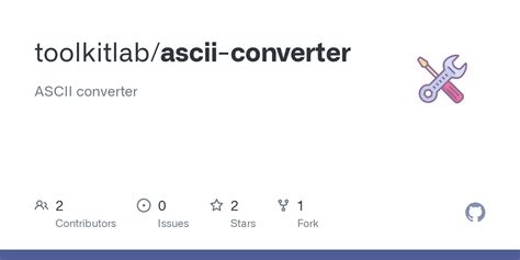 Github Toolkitlab Ascii Converter Ascii Converter