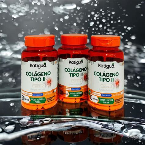 Colágeno Tipo ii 40 mg Katiguá 30 caps Kit 3 un em Promoção na Americanas