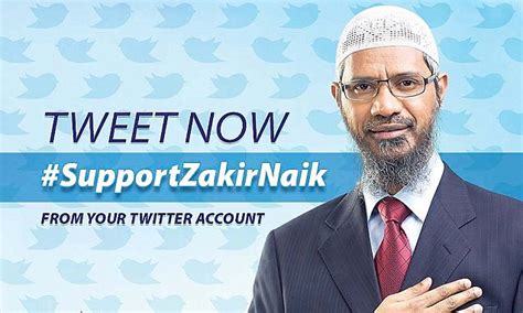 Support Me Against The Media Trials Islamic Preacher Zakir Naik