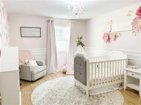 Pink and Floral Girl Nursery Design - Soul & Lane