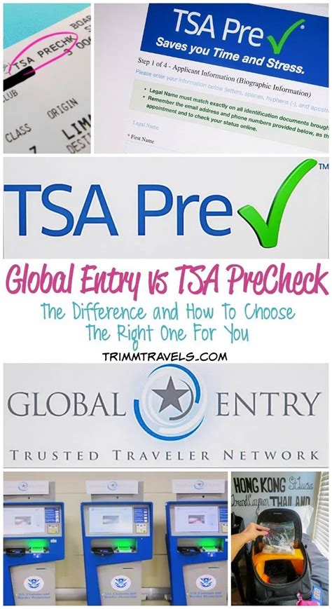 Global Entry Vs Tsa Precheck The Difference And How To Choose The Right