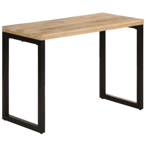 Mesa De Comedor Madera Maciza De Mango 110x50x76 Cm