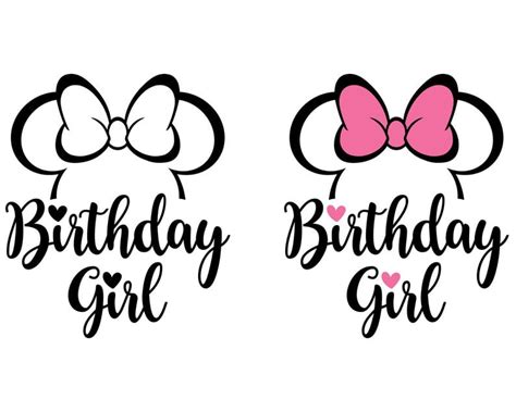 Minnie Mouse Svg Minnie Head Svg Minnie Mouse Birthday Mickey Mouse