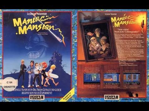 C Games Exe Maniac Mansion 1987 DOS YouTube