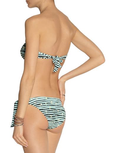 Kenzo Printed Bandeau Bikini Net A Porter