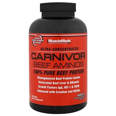 Carnivor Beef Aminos Beef Amino Acids Musclemeds