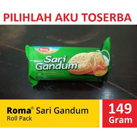 Jual Biskuit Roma Sari Gandum Roll Gram Harga Satuan Shopee