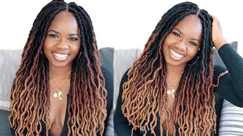 Individual Ombre Crochet Faux Locs How To Tutorial Youtube