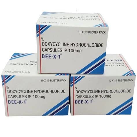 Doxycycline Hydrochloride Capsule At Rs 580 Box Doxycycline Tablet In