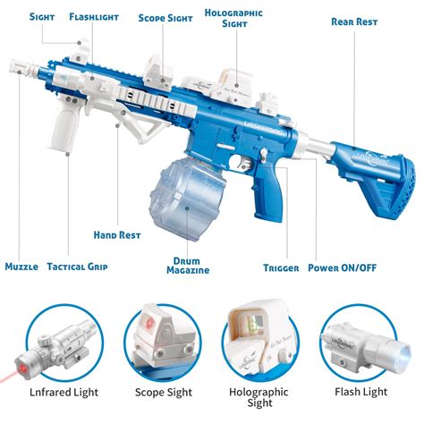 Lasermag Gel Ball Blaster Electric M Orby Guns Automatic With