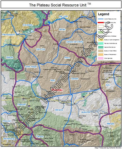 Plateau map - Social Resource Units of the Western USA