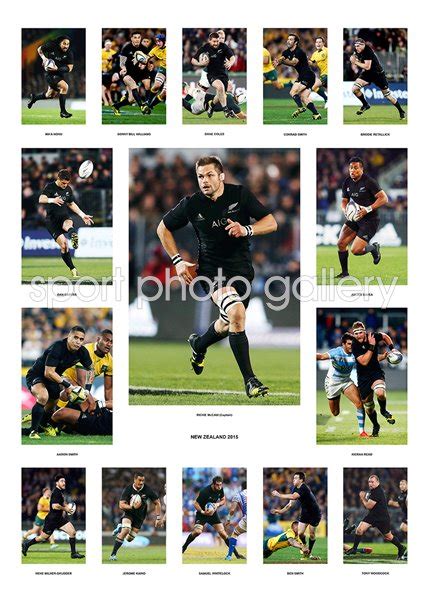 Rugby Stars 2015 Print Rugby Posters Aaron Smith