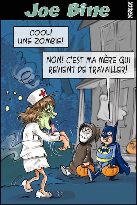 Nurse On Halloween Funny French Medical Humor Lol