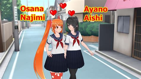 Mmd Yandere Simulator Ayano X Osana Special 3000 Subscribers Youtube