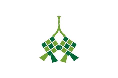 Ketupat Lebaran Idul Fitri Logo Graphic By Fahrul Junianto Creative