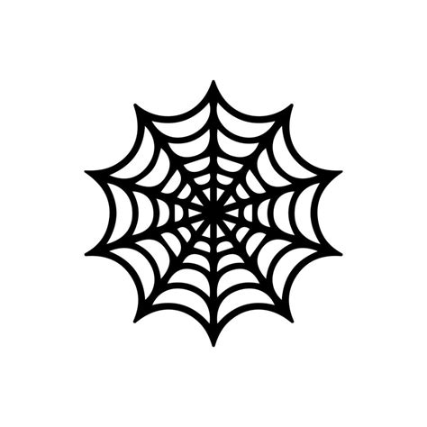 spider web icon  vector art  vecteezy