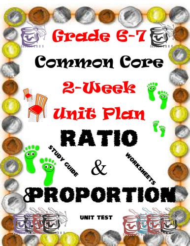 Ratio And Proportion Lesson Plan Teaching Resources