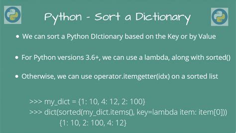 How To Sort A Dictionary In Python Askpython