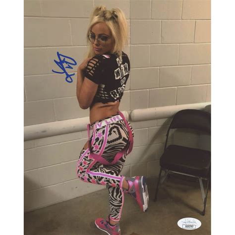 Liv Morgan Signed Wwe X Photo Jsa Coa Pristine Auction