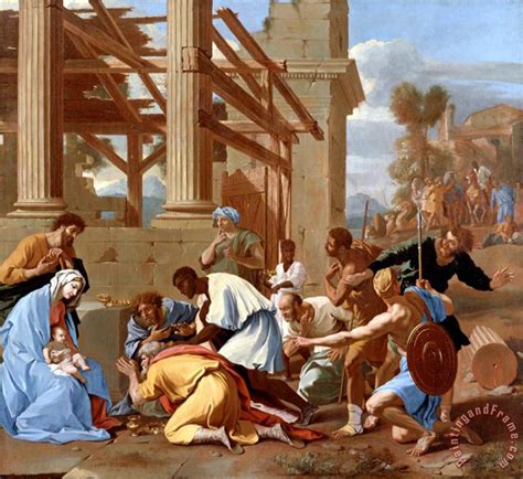 Nicolas Poussin The Adoration Of The Magi Painting The Adoration Of