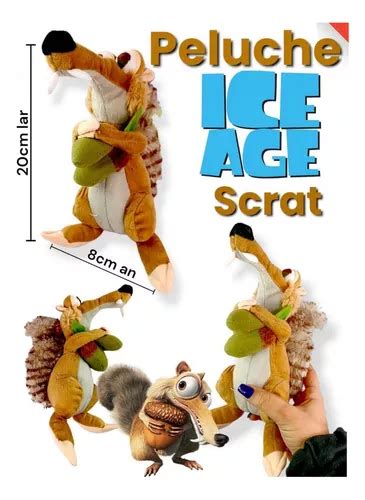 Scrat Ardilla Peluche La Era De Hielo Premium Importados Cuotas Sin