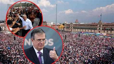 Ebrard recuerda fotografía al lado de AMLO previo a evento en el Zócalo