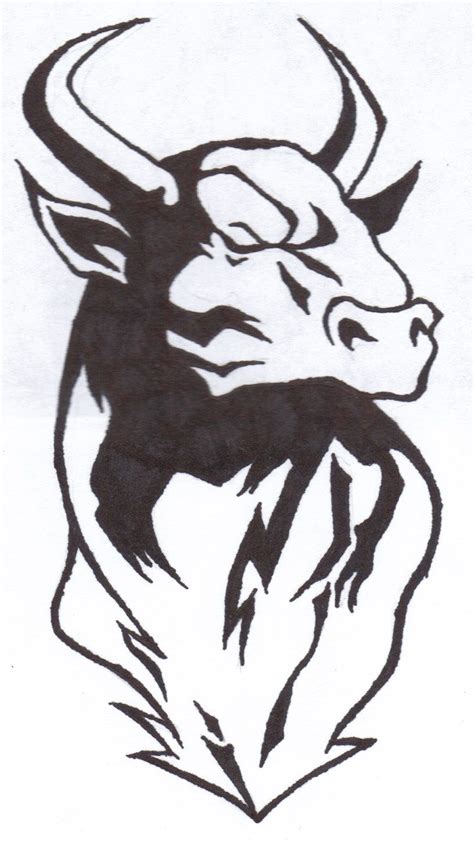 Taurus Bull Drawing At Paintingvalley Explore Collection Of