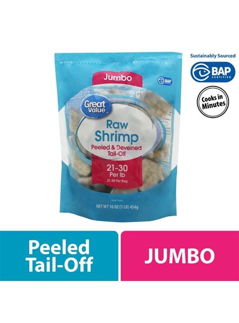 Raw Shrimp In Seafood Meal Options