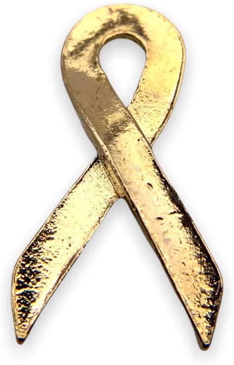 Amazon Gold Ribbon Lapel Pin By StockPins Awareness Lapel Pins