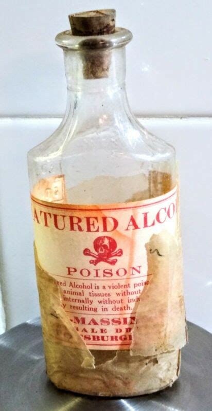 Antique Poison Bottle Skull And Crossbones Super Rare Apothecary 100 Real Antique Price